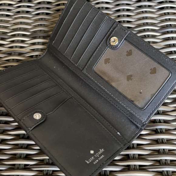 Kate Spade Staci Colorblock Large Slim Bifold Wallet - Picture 8 of 16